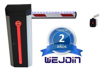 barrera wejoin con 
            leds brazo de 3 mts
